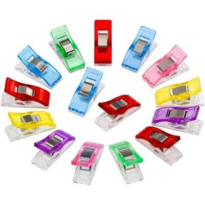 20pcs مقاطع خياطة متعددة الألوان مقاطع خياطة اللحف النسيج الأدوات الحرف الحرفية مقاطع بلاستيكية متعددة الأغراض لربط الخياطة ، مستلزمات الخياطة ملحقات خياطة الأدوات الأدوات DIY hemming ， أدوات الخياطة