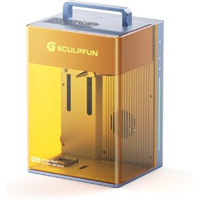 Sculpfun G9 2-in-1 نقاش ليزر مزدوج ، آلة نقش بالليزر المحمولة ذات السرعة العالية ، قاطع ليزر مغلق للخشب ، المعادن ، البلاستيك ، المجوهرات ، الجلد