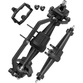 RC Portal Axle w/Steering Servo Mount Upgrades Part for 1/18 Trx4m,Plastic Front Rear Portal Axle Housing,2PCS,Steering Servo Mount Hops Up for 1/18 TRX4M RC Crawler,Style B