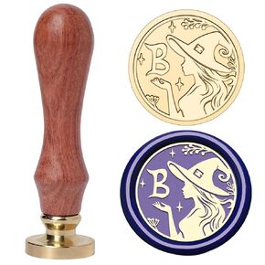 yolakis Alphabet n Wax Seal Seal Styp Magical Girl Style رسالة أولية للشمع من النحاس النحاس المثالي لتزيين بطاقات عيد الميلاد الأظرف الهدية دعوات الزفاف (Magic N)