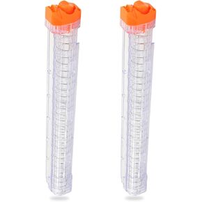 Walwal 12 Round Balls Darts Magazine ، متوافقة مع منافس NERF Apollo XV-700 ، Zeus XV-1200 ، بندقية Atlas ، ناعمة الرصاصة السريعة RELOAD CLIPS (2 PCS شفافية)