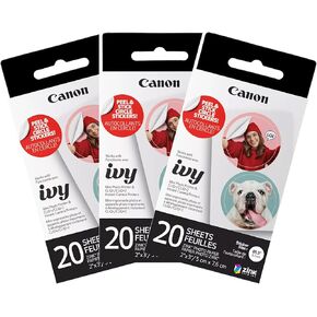 Canon Zink Circle Sticker 60Sheet Bundle