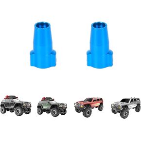 Rcawd المحور الخلفي غطاء سبيكة الألمنيوم الصامتة لـ RC Hobby Model Car Redcat 1/10 Everest Gen7 Pro/Sport (Blue)