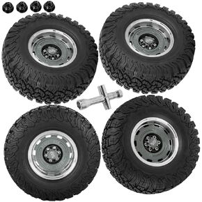 RC 2.2in عجلات وإطارات حافة العجلات ترقيات العجلة Beadlock Part for 1/10 SCX10 AMG 6x6 TRX4 REDCAT GEN8 REDCAT EVEREST