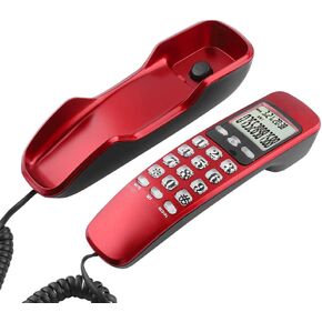 Corded Telephone Landline Telephone, Mini Portable Multi Functional Landline Telephone with Caller ID, Wired Corded Desktop Telephone Big, Old Phone for Home Hotel