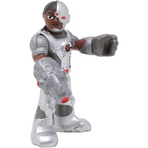 جزء بديل لـ Fisher -Price لـ Collectible Imaginext مستوحى من DC Superfriends Cyborg و Red Tornado Playset BBF22 - POSTION POSABLE CYBORG مع مدفع الذراع