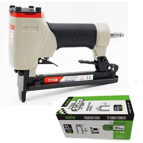 meite 7116B with 1/4" Length 304 Stainless Steel Staples for Upholstery