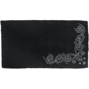 صعبة 1 Designer Dots Wool Saddle بطانية