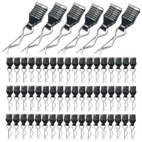60pcs 1mm RC مقاطع الجسم مع علامات السحب لجميع 1/12 1/14 1/16 1/18 مقياس Hyper GO ، Redcat traxxas hpi hemoto hsp يتجاوز مقاطع جسم سيارة RC ، ل SCX24 TRX4M H165 RC CAR TRUCK BUGGY