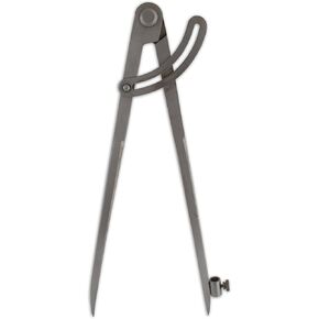 10" Wing Compass Divider Caliper With Pencil Holder Metal Marking Circles Machinist Wood