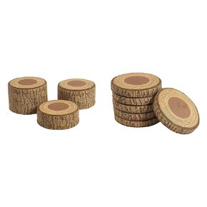 ECR4KIDS SOFTZONE TREE TREE STOOW مجموعة ، مقاعد مرنة للفصول الدراسية ، التعلم في المدرسة المنزلية ، والرعاية النهارية وغرف اللعب و Softzone Tree Polyurethane Foam Moisions ، مقاعد مرنة ، بني ، 6 عبوات
