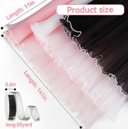 Floral Wrapping Paper for Bouquet Flower Wrapping Paper with Pearl Edge,White Wrinkled Translucent Lace Mesh Florist floral Paper for flowers bouquet wrap for Mother's Day Valentine's Day Wedding Gift Packaging in Saudi Arabia