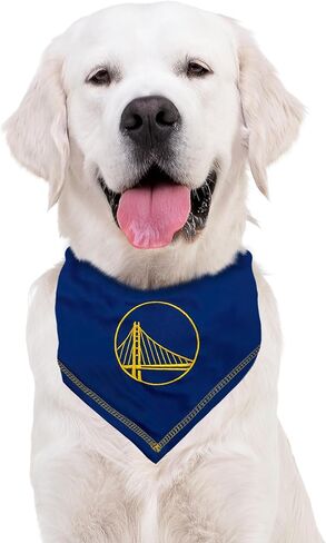 Pets First NBA Golden State Warriors TIE Bandana, Size Large/X-Large. Dog Bandana Scarf Bib for Pet Cat Dog. The Ultimate Game-Day, Party Bandana in Saudi Arabia