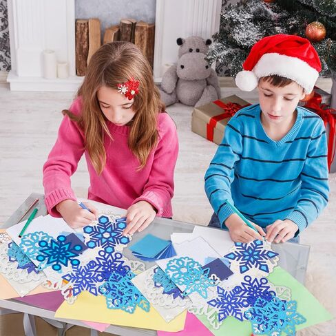 Fennoral 24 Pack Christmas Nativity Craft Kit For Kids Make You You Youher Nativity Close Craft Kit for Girls DIY تلوين عيد الميلاد المسيحي الديني للأنشطة الفنية زخرفة عيد الميلاد in Kuwait