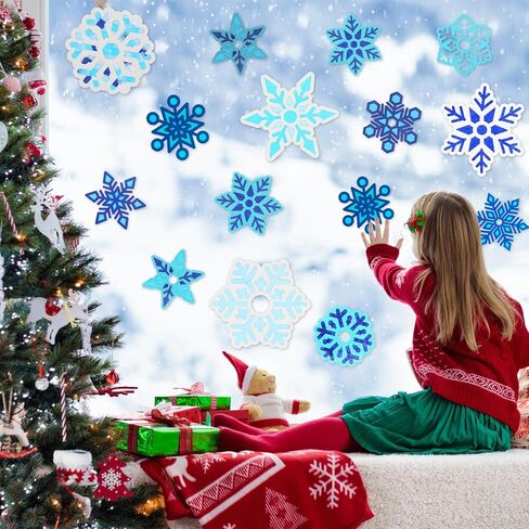 Fennoral 24 Pack Christmas Nativity Craft Kit For Kids Make You You Youher Nativity Close Craft Kit for Girls DIY تلوين عيد الميلاد المسيحي الديني للأنشطة الفنية زخرفة عيد الميلاد in Kuwait