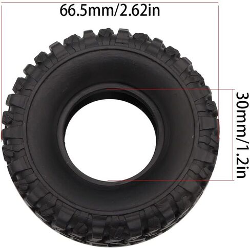 Metal Beadlock Wheel Hub Rims with Tires for 1/16 WPL C14 C24 B14 B24 B16 1/12 MN78 MN99S MND90 RC Car Parts (Red) in Kuwait