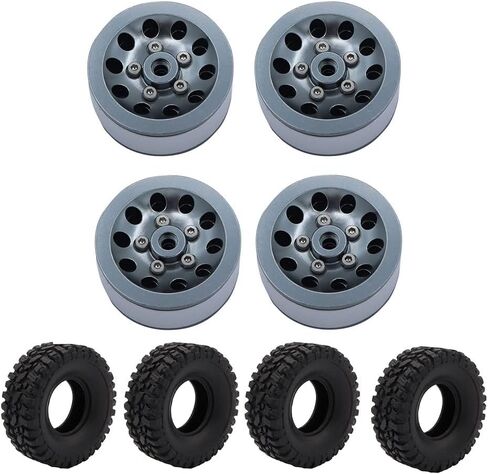حافات محور عجلة Beadlock Metal مع إطارات 1/16 WPL C14 C24 B14 B24 B16 1/12 MN78 MN99S MND90 RC Parts (RED) in Kuwait