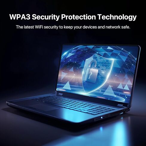 Tenda WiFi 6 Router AX3000 Dual Band Wireless Router for Home Networking with 5 * 6dBi High-Gain Antennas, High Speed Router with 4 Gigabit Ports, Support WPA3, VPN(RX12L Pro) in Kuwait