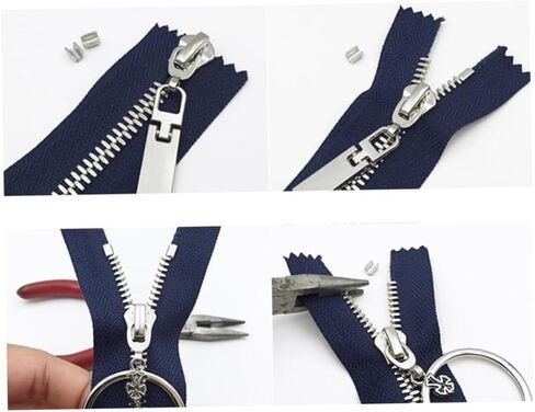 Zipper Pull Replacement Kit ، إصلاح استبدال البديل ، علامة تبويب منزلق السوستة لحقائب الظهر على الظهر ، مفاهيم ولوازم خياطة حقيبة الظهر (الذهب) in Kuwait