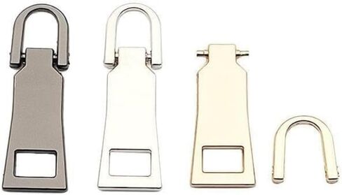 Zipper Pull Replacement Kit ، إصلاح استبدال البديل ، علامة تبويب منزلق السوستة لحقائب الظهر على الظهر ، مفاهيم ولوازم خياطة حقيبة الظهر (الذهب) in Kuwait