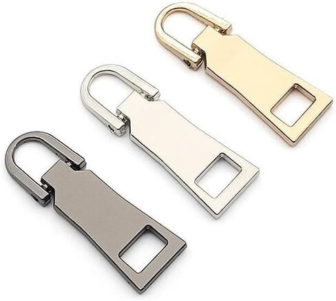 Zipper Pull Replacement Kit ، إصلاح استبدال البديل ، علامة تبويب منزلق السوستة لحقائب الظهر على الظهر ، مفاهيم ولوازم خياطة حقيبة الظهر (الذهب) in Kuwait