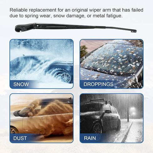 Driver&Passenger Side Front Windshield Wiper Arm - Compatible with Ford F150 2015-2021, Expedition 2018-2021, F250 F350 F450 F550 2017-2022, Lobo 2015-2021, Lincoln Navigator 2018-2021 in Kuwait