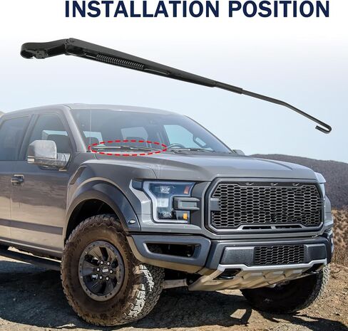 Driver&Passenger Side Front Windshield Wiper Arm - Compatible with Ford F150 2015-2021, Expedition 2018-2021, F250 F350 F450 F550 2017-2022, Lobo 2015-2021, Lincoln Navigator 2018-2021 in Kuwait