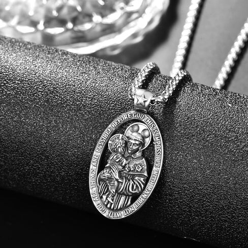 Jesus Necklace for Men 925 Sterling Silver Jesus Pendant Mens Christian Necklace Jewelry Gifts in Saudi Arabia