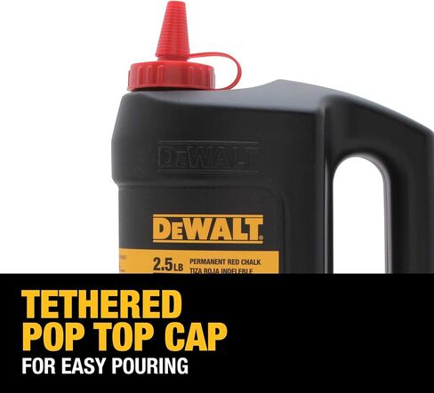 Dewalt 2.5 LBS الطباشير - Red Dream (DWHT72716) in Saudi Arabia