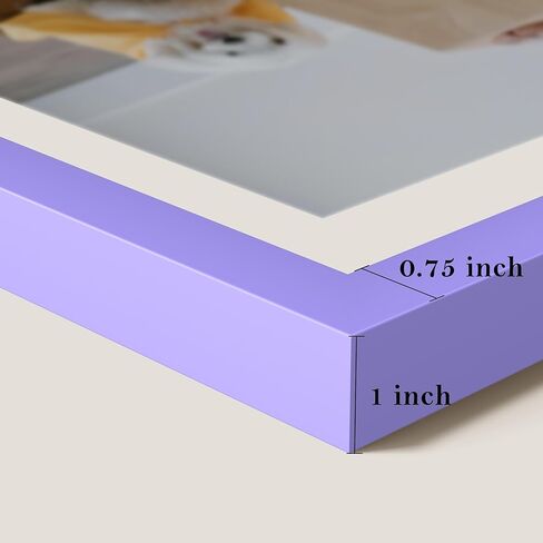 eletecpro 11x14 Floating Picture Frames Set of 2, Clear Double Glass Picture Frames for Wall Mount, Vertical or Horizontal Display Multi-size Photos and Artworks up to 11x14 Inches, Home Decor, Black in Kuwait