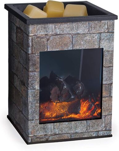 Candle Warmers Etc. Illumination Fragrance Warmer- Light-Up Warmer for Warming Scented Candle Wax Melts and Tarts or to Freshen Room, Wicker Rattan Lantern in Saudi Arabia