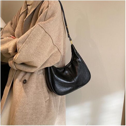 Small Shoulder Bag for Women, Y2K Red Purse for Women Crocodile Handbag Clutch Purse Classic Retro Crossbody Bags Satchel in Saudi Arabia