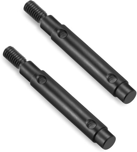 2pcs الصلب 1144 Ascent-18 الطول الممتد البوابة الخلفية الأمامية محور محور محور الغطاء الخارجي لـ Redcat Ascent-18 1/18 RC Crawler Upgrade Parts (محور كعب 5 مم موسع) in Kuwait