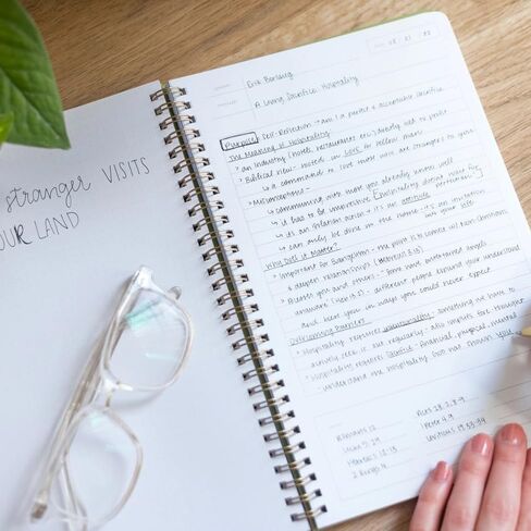 Notebook - Bible Journal for Women, Sermon Notes Notebook, Journal, Bible Study Notebook, Christian Journals for Women, Christian Journal, Bible Journal (Navy) in Kuwait