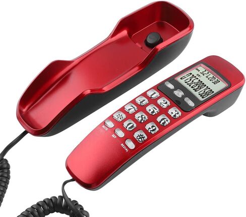 Corded Telephone Landline Telephone, Mini Portable Multi Functional Landline Telephone with Caller ID, Wired Corded Desktop Telephone Big, Old Phone for Home Hotel in Saudi Arabia