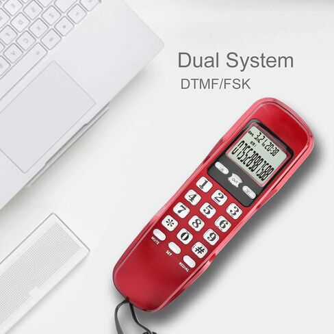 Corded Telephone Landline Telephone, Mini Portable Multi Functional Landline Telephone with Caller ID, Wired Corded Desktop Telephone Big, Old Phone for Home Hotel in Saudi Arabia