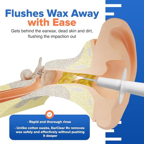 EarClear RX Ear Wash System Full Kit with Otoscope Parent (Rigid Kit, 20 Tips) in Saudi Arabia