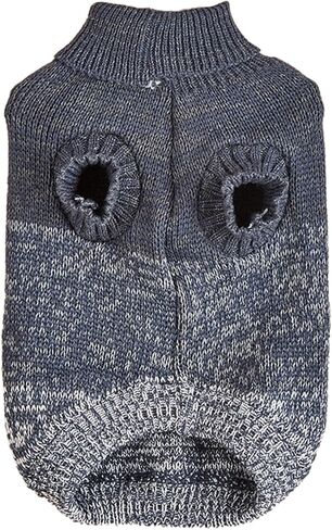Jecikelon Gradient Knit Dog Sweater for Small Dogs Turtleneck Clothing Winter Coat Puppy Clothes Soft Pet Outfits Suéter para Perros (Small, Purple) in Saudi Arabia