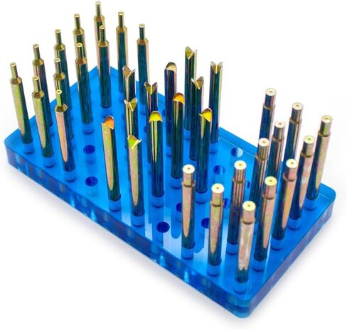 34pcs مجموعة Dopsticks عالية الدقة ، قطرها 6 مم 65 ملم عصا DOP مع أداة طحن الحجر الحجر الحجر (34 ٪) in Kuwait