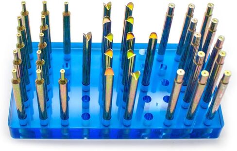 34pcs مجموعة Dopsticks عالية الدقة ، قطرها 6 مم 65 ملم عصا DOP مع أداة طحن الحجر الحجر الحجر (34 ٪) in Kuwait