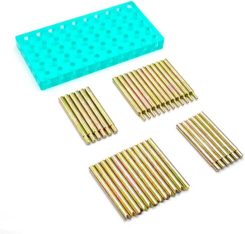 34pcs مجموعة Dopsticks عالية الدقة ، قطرها 6 مم 65 ملم عصا DOP مع أداة طحن الحجر الحجر الحجر (34 ٪) in Kuwait