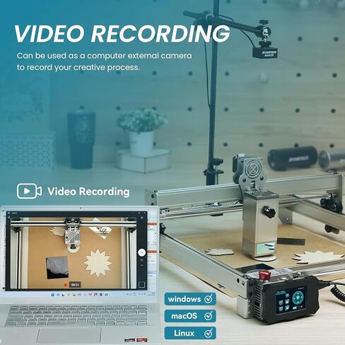 AtomStack Maker Laser Engraver AC2 كاميرا (فئة الليزر 4 ، طاقة الإخراج 12000 ميجاوات). in Kuwait
