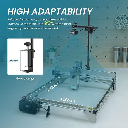 AtomStack Maker Laser Engraver AC2 كاميرا (فئة الليزر 4 ، طاقة الإخراج 12000 ميجاوات). in Kuwait