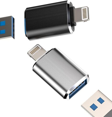 USB-C to USB Adapter(3Pack) Type C 3.0 OTG Cable Hub Thunderbolt Adaptador Mouse Port Converter Compatible for Samsung for MacBook pro for IPhone15 Pro Max Plus ipad 10、Air4/5、Mini6、Pro 12.9 in Kuwait