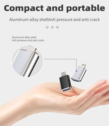 USB-C to USB Adapter(3Pack) Type C 3.0 OTG Cable Hub Thunderbolt Adaptador Mouse Port Converter Compatible for Samsung for MacBook pro for IPhone15 Pro Max Plus ipad 10、Air4/5、Mini6、Pro 12.9 in Kuwait