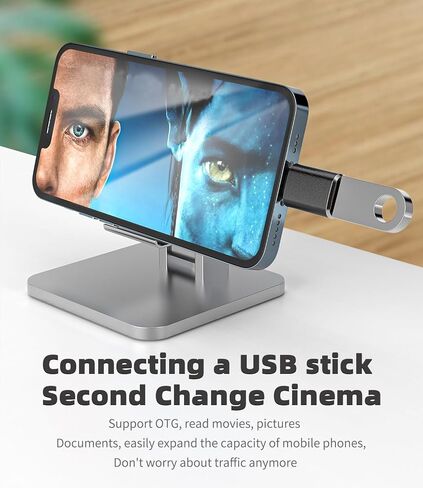 USB-C to USB Adapter(3Pack) Type C 3.0 OTG Cable Hub Thunderbolt Adaptador Mouse Port Converter Compatible for Samsung for MacBook pro for IPhone15 Pro Max Plus ipad 10、Air4/5、Mini6、Pro 12.9 in Kuwait