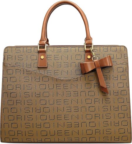 حقيبة حمل Queenoris للنساء ، 15.6 بوصة كمبيوتر محمول كبير السعة أعلى مقبض حقيبة اليد حقيبة عمل حقيبة كمبيوتر حقيبة المكتب in Kuwait