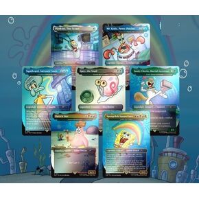 MTG Secret Lair: Secret Lair X Spongebob Squarepants: Legends of Bikini Bottom (Foil Edition)!