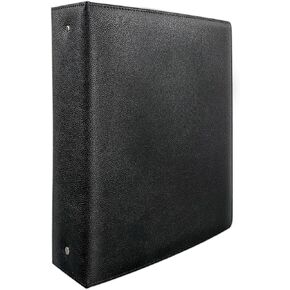 Hardback 3 Ring Binder ، Pu Professional Professional Portfolio Organizer ، 1.5 Inch Planner Journal ، حجم الرسالة 8.5 × 11