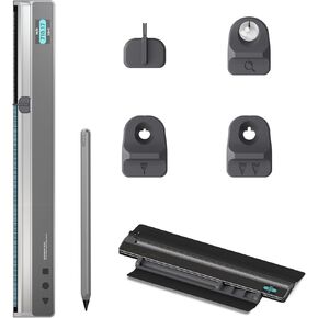 Hozo Neoruler Digital Scale Ruler ، Neoreading Kit ، Neodrafting Kit ، Neocollection Case و Neopenci Design Design Inkless Pencil مع 2 nibs قابلة للاستبدال